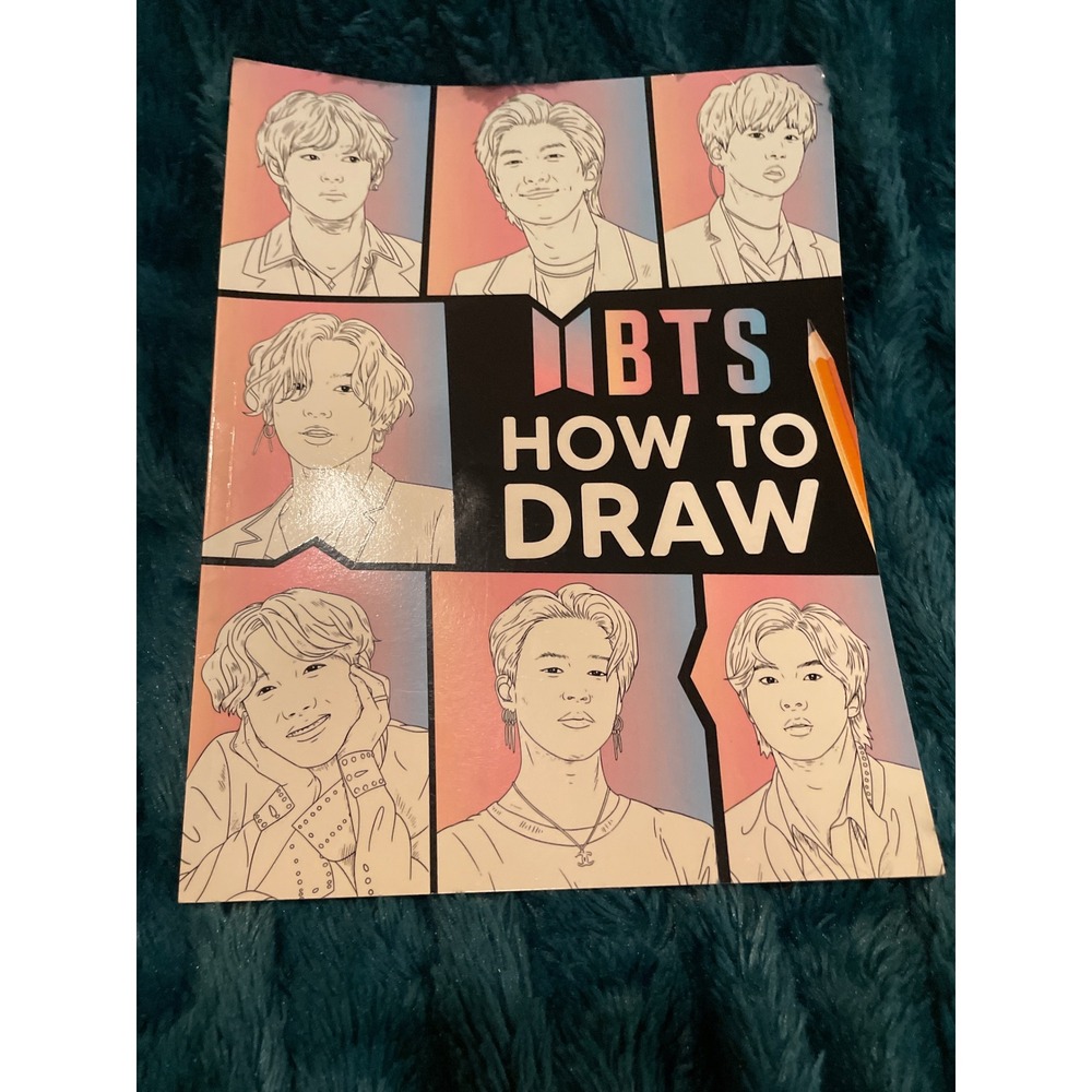 BTS How To Draw Book K-Pop Bangtan‎ Boys Art Instruction Guide ARMY Merchandise